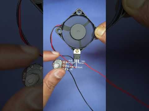 Motor speed controller circuit using lm317 #shorts #experiment #scienceproject #electronics