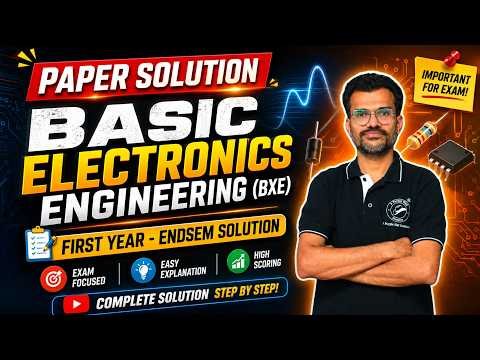 Basic Electronics Engineering (BXE) Endsem Paper Solution Full | #engineering #sppu