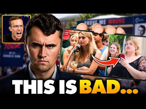 CHARLIE CURSE: Lib Chick Who Flashed Charlie Kirk Reappears Totally Unrecognizable, Internet SHOCKED