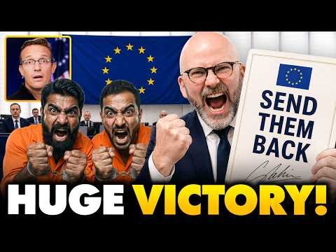 🚨Europe Votes in LANDSLIDE For Mass Deportations, JAILING Illegals! EU Parliament: ‘Send Them Back!’