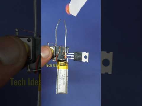 3.7v to High voltage experiment #shorts #electronics #experiment #scienceproject