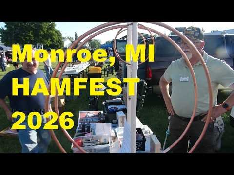 2026 Monroe, MI Hamfest Ham CB radio swap meet vintage tube electronics test equipment extravaganza