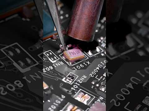 Surface Pro 2MHz Crystal Replacement ⚡ | Fix Slow Performance #surface #repair #electronics
