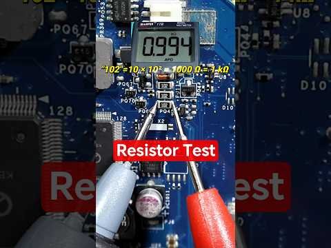 SMD Resistor Test #electronics #shorts #motherboardrepair #repair #electronicsrepair