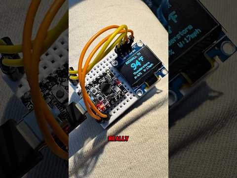 Local weather display#hobby #experement #practice #electronics