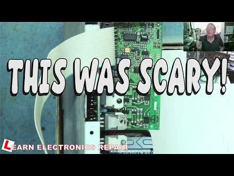 When Repairing Electronics Sometimes The Most Unexpected Things Happen! This One Made Me Jump!!