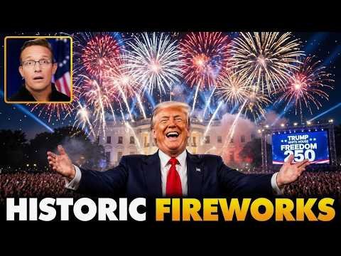 Trump SHOCKS DC With Historic Fireworks Show For America 250 | BREAKS World Record🇺🇸