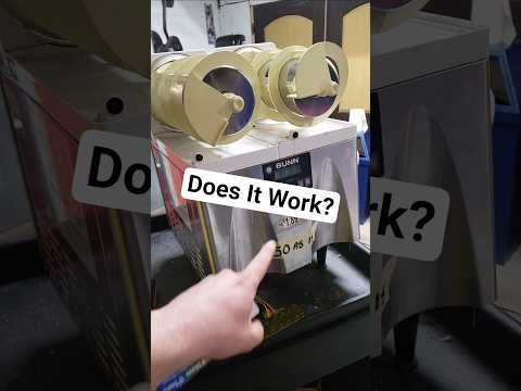 Does The $50 Slushy Machine Work? #slushy #diy #bunn #electronics #repair