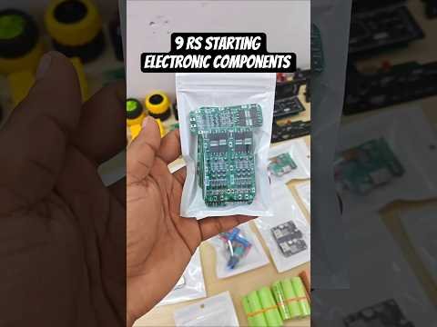 ₹ 9 Starting Electronic Components 🤓! #short #ghostinventor