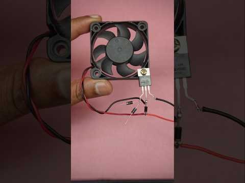 touch motor control circuit using mosfet #diy #touchswitch #motorcontroller #electronics