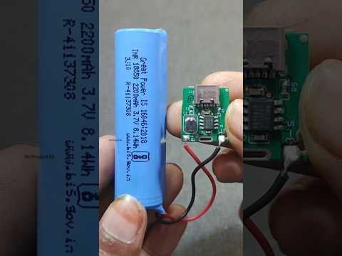 DIY Mini Power Bank from Waste LED Battery #shorts #youtubeshorts #scienceexperiment
