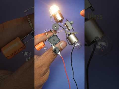 diy bike turn light flasher with buzzer #biketurnlight #diy #electronics #scienceproject