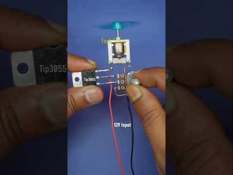 easy diy motor control circuit #diy #electronics #motorcontroller #speedcontroller