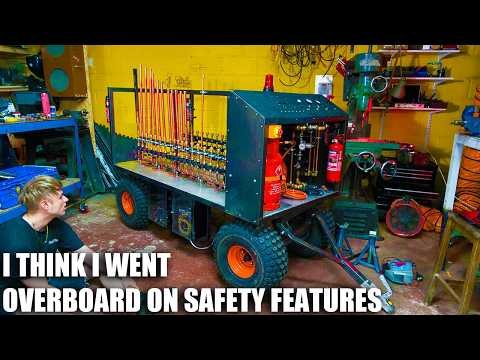FIRE ORGAN TRAILER – SAFETY SYSTEM SETUP AND ELECTRONICS – Part 5