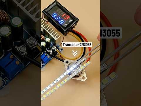 🔥 Can a 2N3055 Transistor Really Be Used for LED Rework? 🤯 #diy #electronics #transistor #soldering