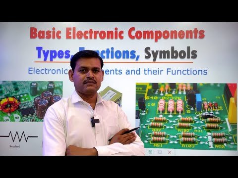 Basics Electronics Components function and symbols | Electronics components explained –