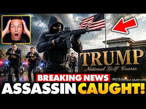 🚨Gunman STORMS Trump Speech With Body Armor, Illegal Gun, Radio Jammer! New Assassin Trump Reaction…