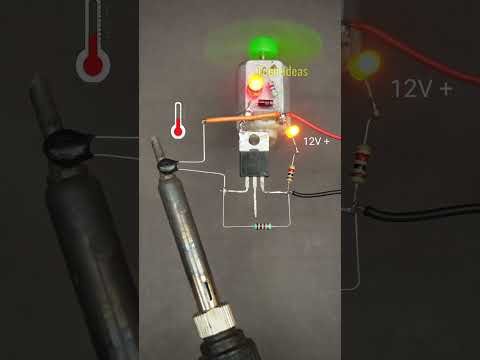 Temperature activated motor control #temperaturecontrol #diy #gadgets #electronics