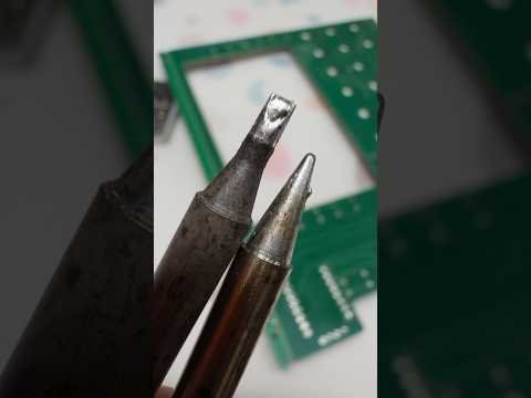 Your tip might be causing your soldering problems. #soldering #mechanicalkeyboards #electronics