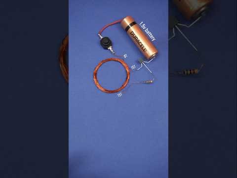 1.5v to wireless energy #wirelessenergy #diy #electronics #gadgets