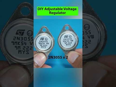 DIY Adjustable Voltage Regulator 🪛 #electronics #diy #voltageregulation