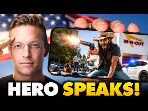 HERO Who Took Down Mass Shooter At In-N-Out Finally BREAKS Silence | Stuns Corporate Media Reporter