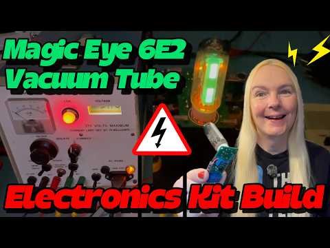 Magic Eye Vacuum Tube Electronics Soldering Kit Build