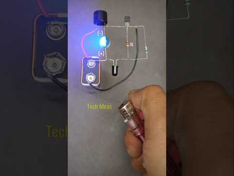 fire detection alarm with Bc547 #firealarm #firesensor #electronics #gadgets #diy