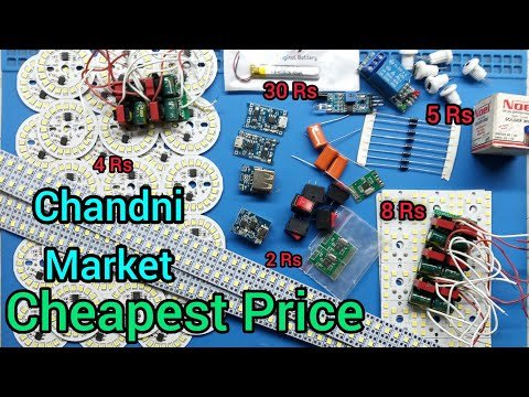 Electronics Components Price || Chandni Market || Basic Electronic || DIY @TechnoTopics