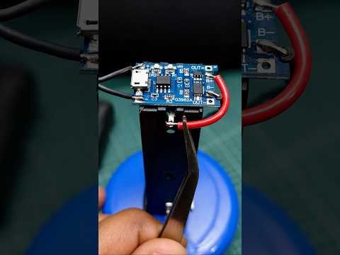 DIY Lithium-Ion Battery Charger at Home 🔋🔥 #DIY #LithiumBattery #Electronics