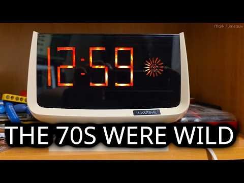 This 1970s "Digital" Clock Has No Electronics Inside