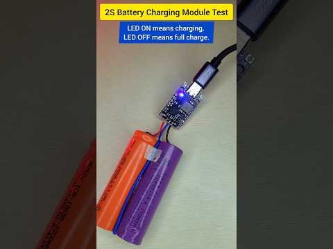 2S battery charging module test 🔥 #CircuitStories #electronics #chargingmodule #ip2326