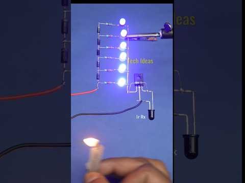 Fire 🔥 detector #diy #electronics #firealarm #firedetection