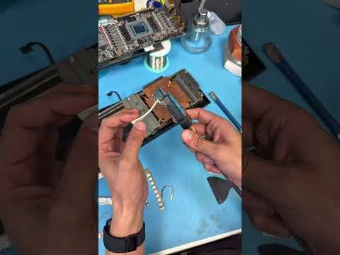 GPU überhitzt 🥵 #electronics #repairing #gpu #pcbuild #graphicscard #nvidia #rtx3080 #gaming #pc