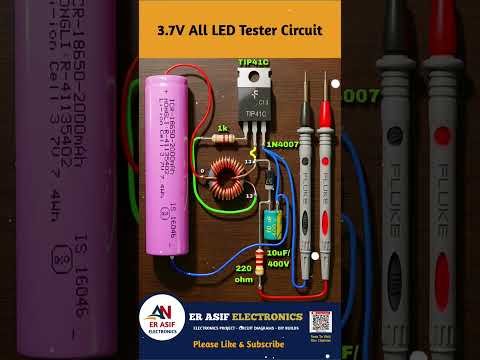 3.7V All LED Tester Circuit | #shorts #shortsfeed #viral #electronic