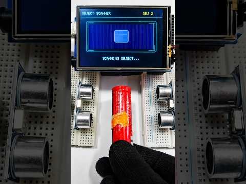 Arduino Object Width Scanner🔥 #shorts #electronics #arduino #diy