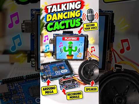 Arduino Talking Cactus 🌵#shorts # #diy #electronics #arduino