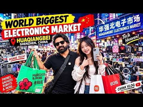 Inside the WORLD’S Biggest Electronics Market 🇨🇳 | 1$ to Millons EVERYTHING!😱Huaqiangbei, China