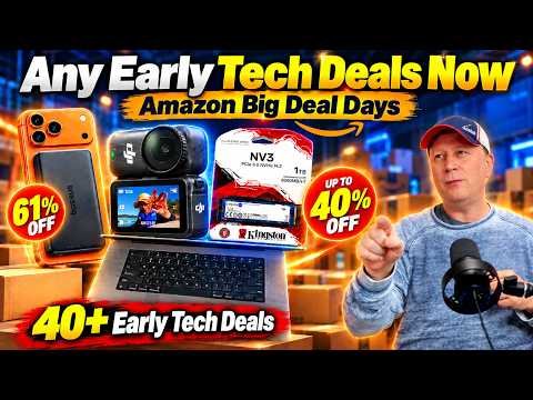 Early Amazon Prime Big Deal Days Tech and Electronics Deals – SSDs, Apple Products, DJI, and More