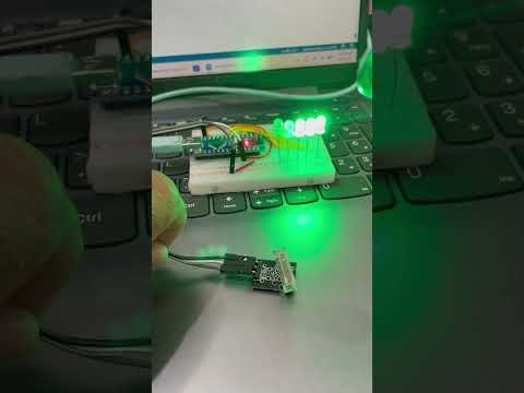 Arduino Nano Tap Counter 🔥 | Vibration Sensor + 5 LEDs | DIY Electronics Project #arduino