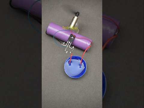 Transistor with water experiment #diy #electronics #gadgets #experiments