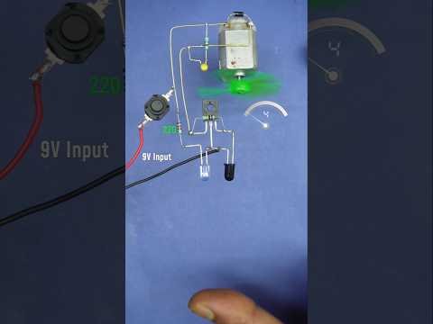 Proximity motor control circuit #circuitdiagram #electronics #diy #gadgets #proximity