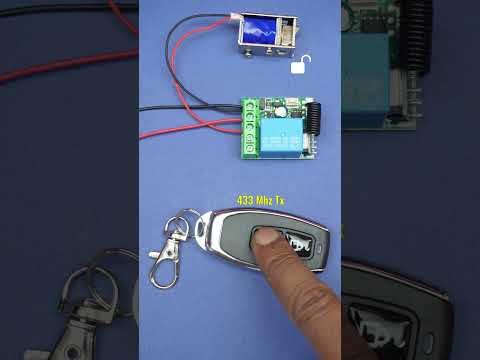 remote door lock #scienceproject #shorts #experiment #electronics