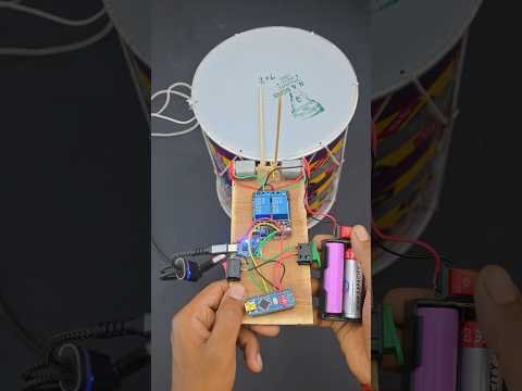 I built an automatic drum machine!  #diy #electronics #drums