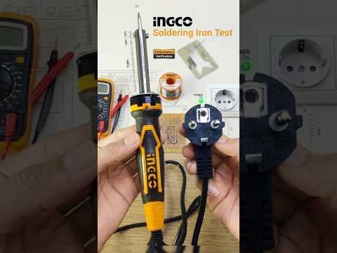 ​I Tested This INGCO Soldering Iron! 😱 #shorts #ingco #test