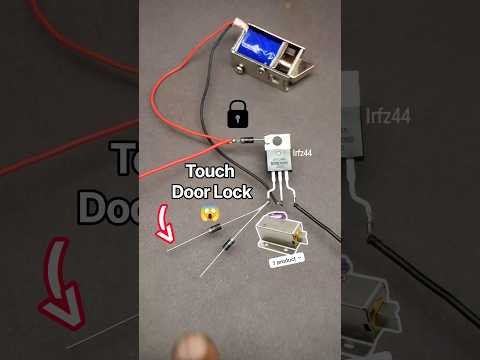 Touch Door Lock & Unlock System | Smart Electronic Door Lock 🔥